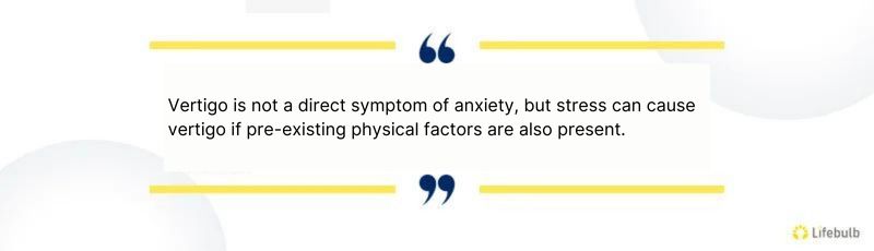 stress and vertigo