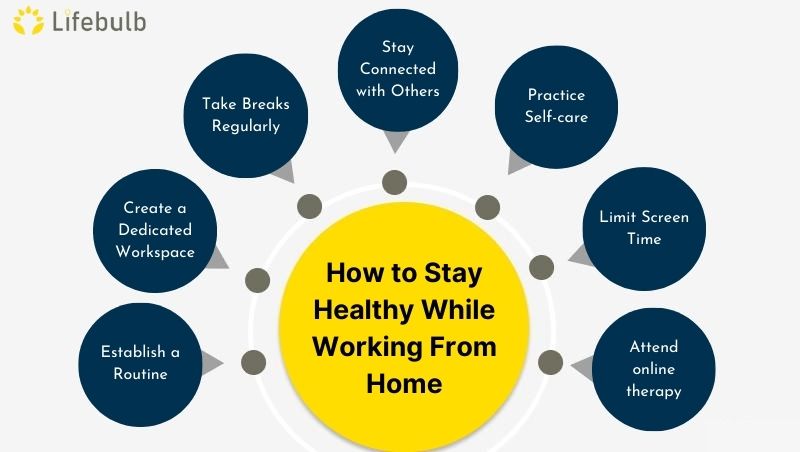 how to stay healthy while working from home