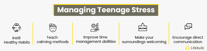 how to manage teenager stress