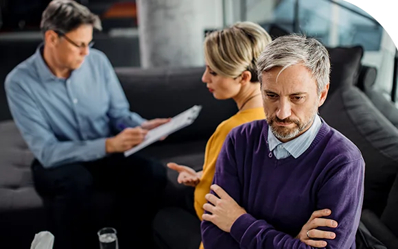 therapist providing online counseling