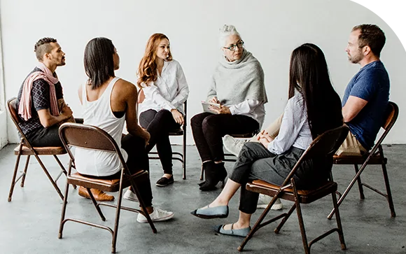 therapist providing online counseling